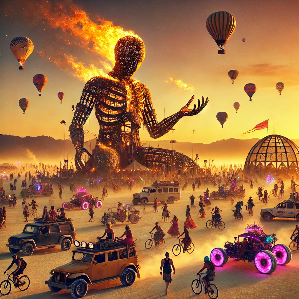 버닝맨 페스티벌 : 대형 조형물 아트