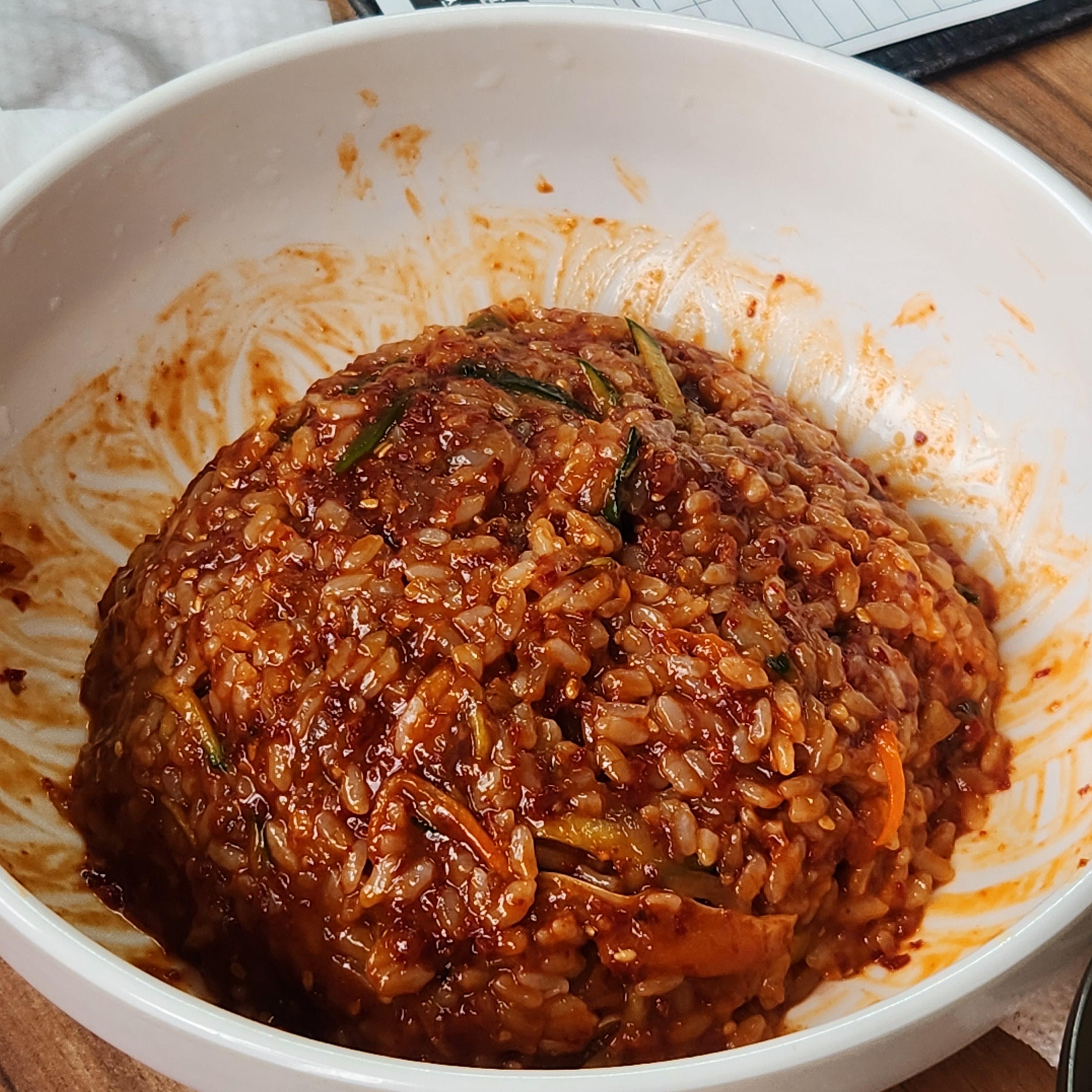 목포 장터식당 꽃게살비빔밥