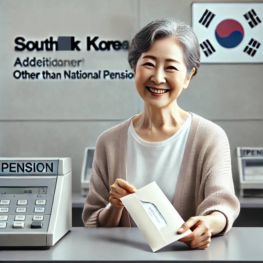 연금 수령 후 종합소득세 신고 안내를 받는 시니어 여성