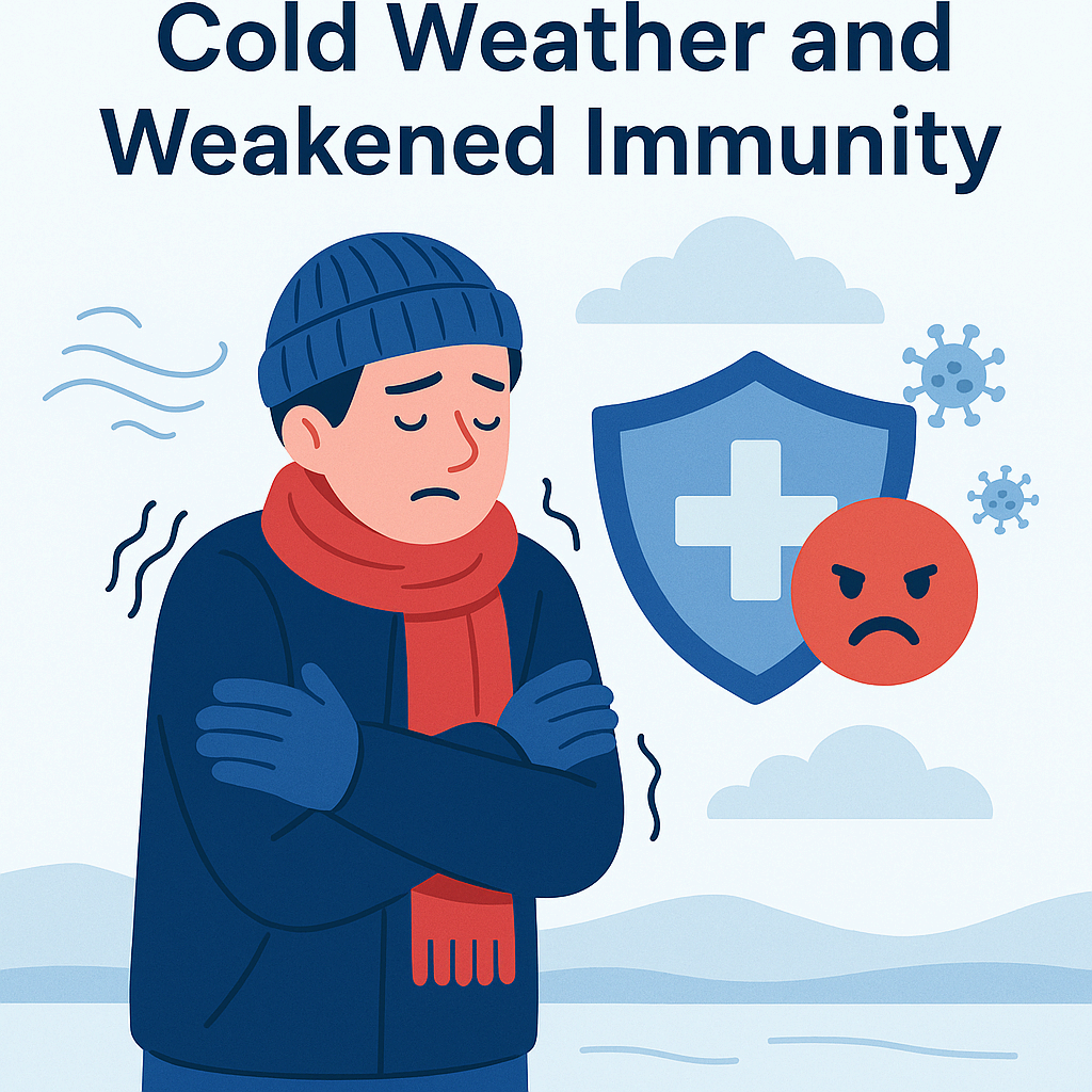 갑자기 추워질 때 면역력이 급락하는 이유와 예방법