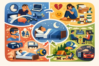 심한 불면증 원인과 수면 주기 변화 설명21