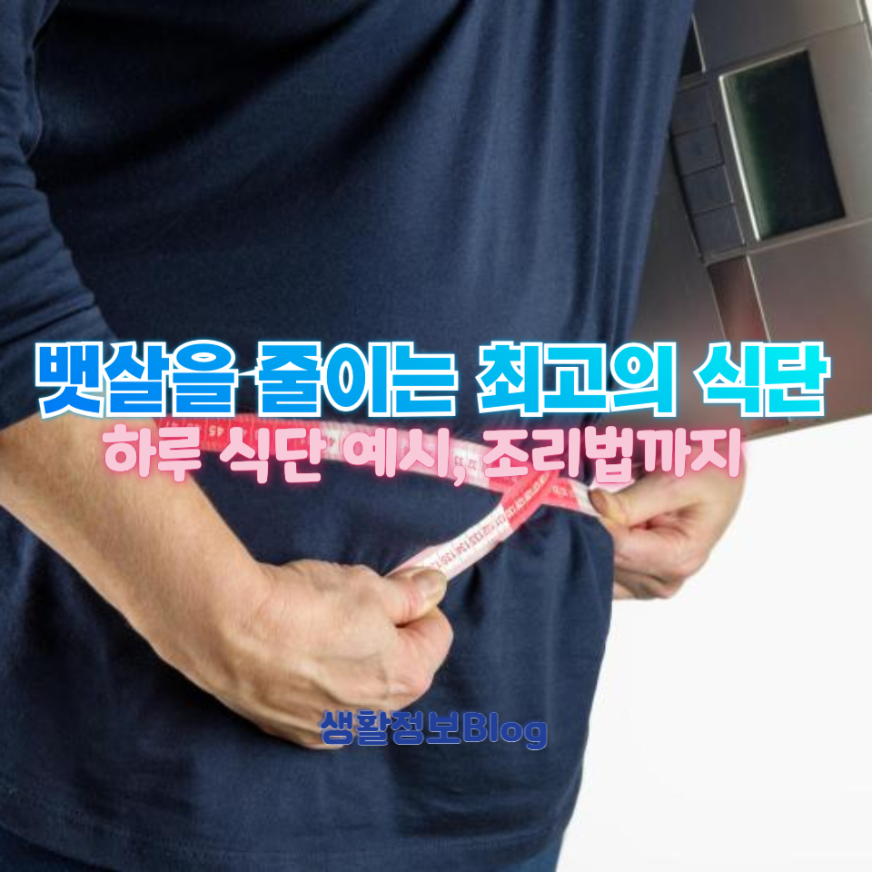 뱃살을 줄이는 최고의 식단