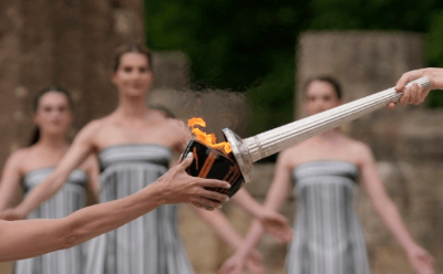 2024 파리 올림픽 성화 채화식