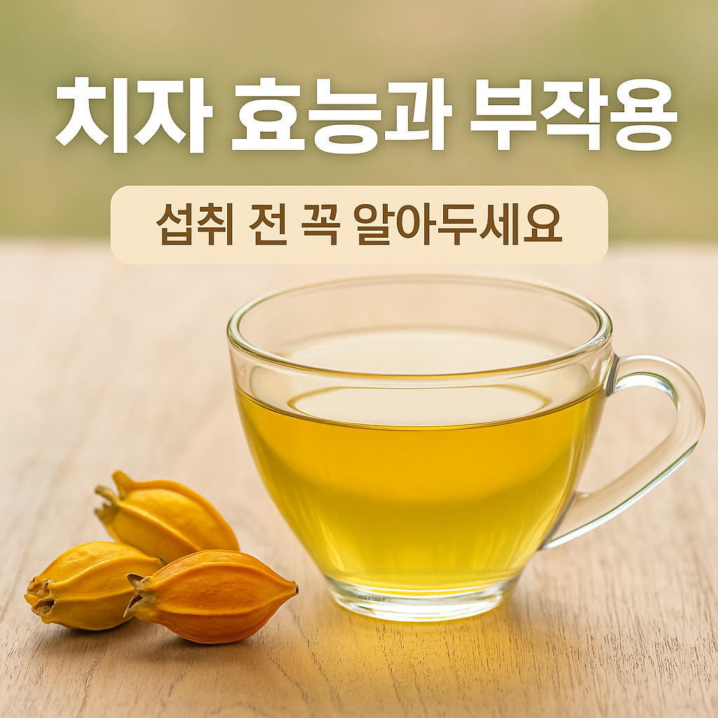 치자 효능과 부작용, 섭취 전 꼭 알아야 할 점