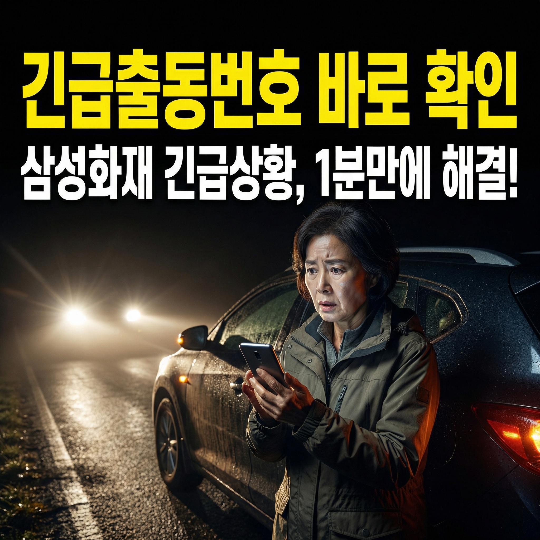 삼성화재 긴급출동서비스 전화번호 알아보기