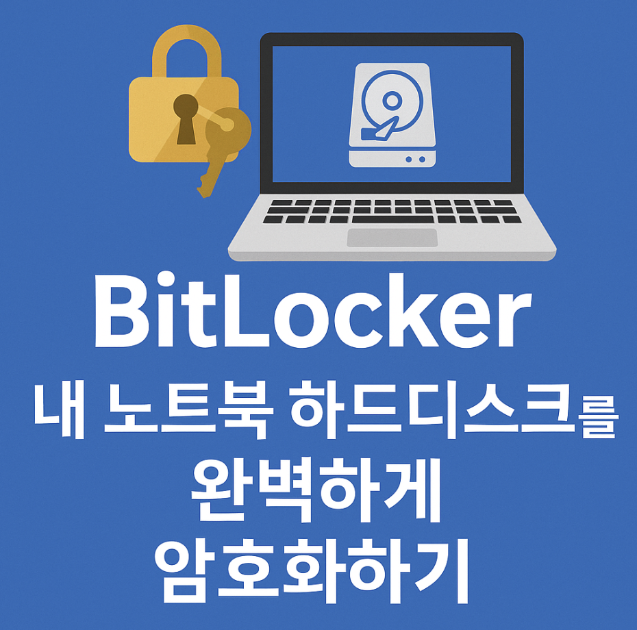 BitLocker, 내 노트북 하드디스크를 완벽하게 암호화하기
