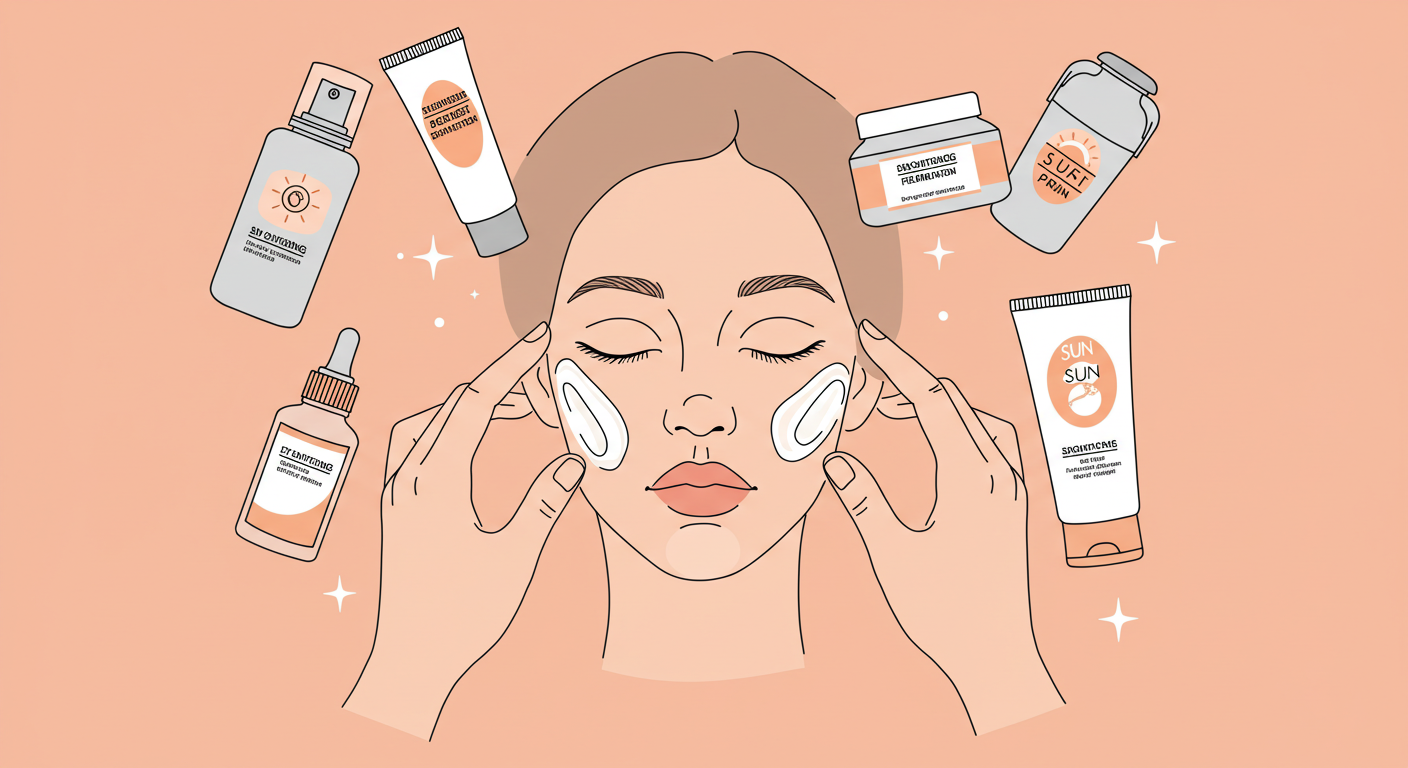 철저한 자외선 차단 (필수!)