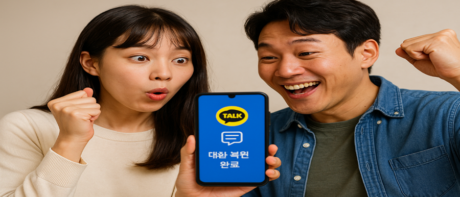 카카오톡 대화복원 방법