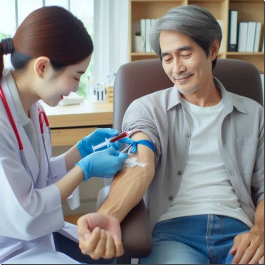 빌리루빈 수치 검사 및 치료