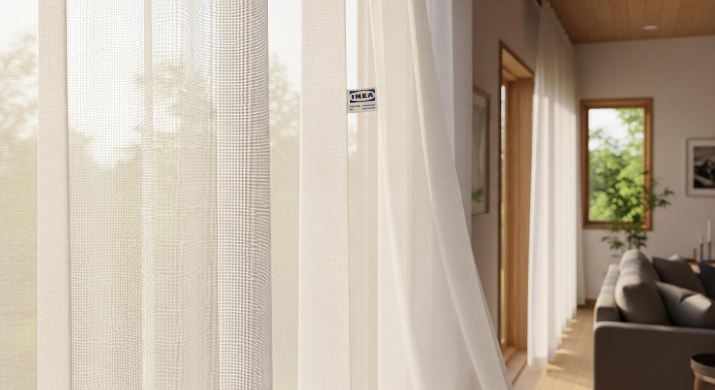 이케아망사커튼