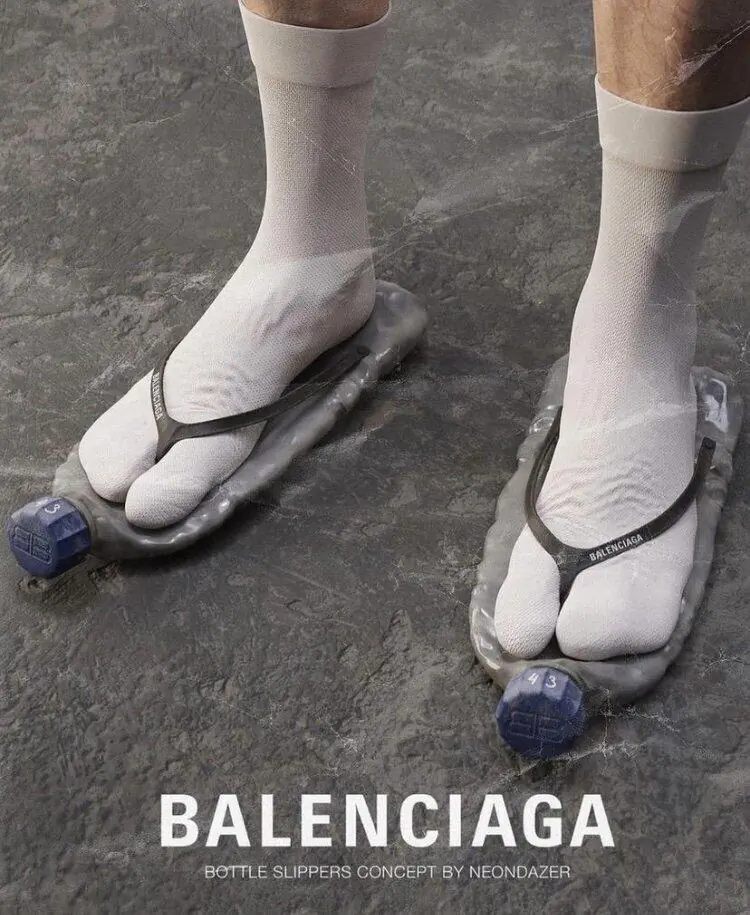 발렌시아가 슬리퍼