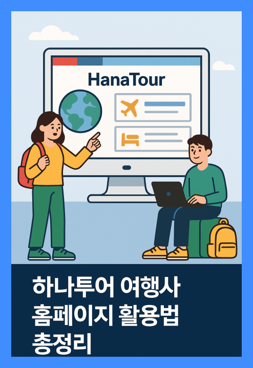 하나투어 여행사 홈페이지