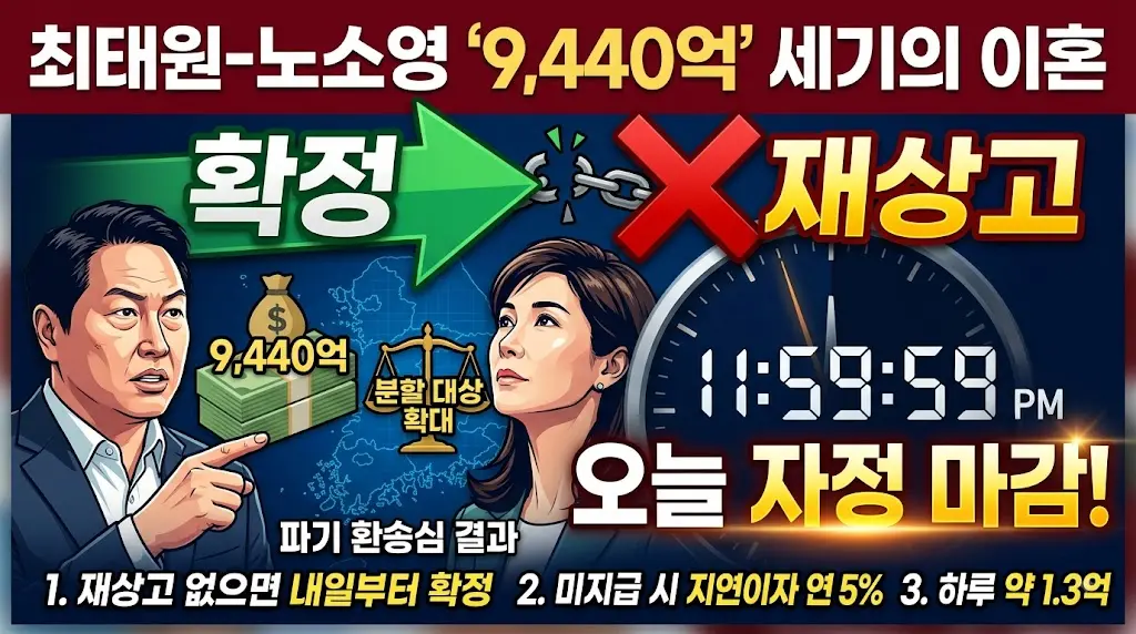 최태원-노소영 9440억 재산분할 이미지