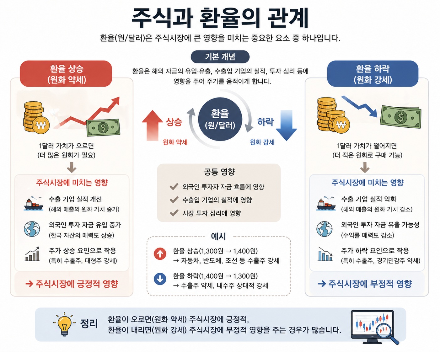 주식과 환율과의 관계