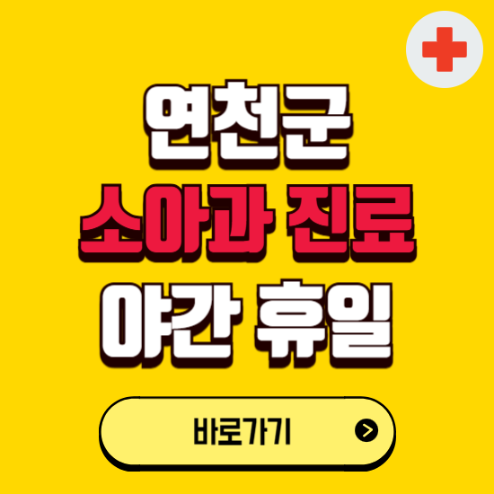 연천군 야간 소아과 진료병원 찾기 ❘ 24시 일요일 주말 연휴 응급진료 추천 잘하는 곳