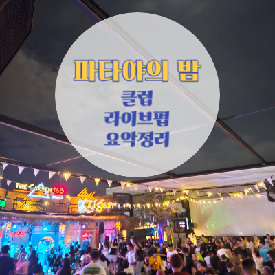 #파타야라이브펍 #파타야클럽
