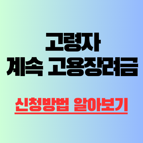고령자 계속고용장려금
