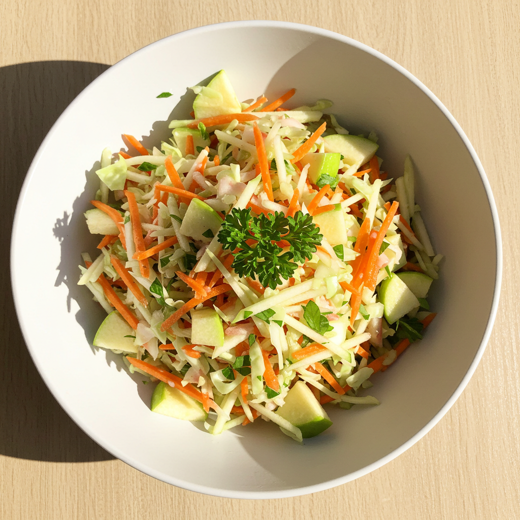 영양 손실을 줄이는 건강한 양배추 샐러드
