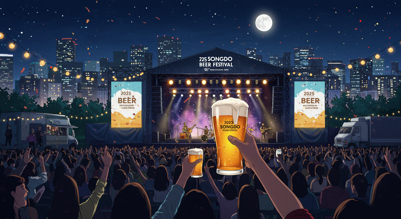 2025 송도맥주축제 완벽 가이드: 날짜, 라인업, 입장료 총정리!