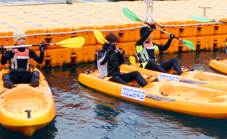 거제 해양레포츠센터 카약