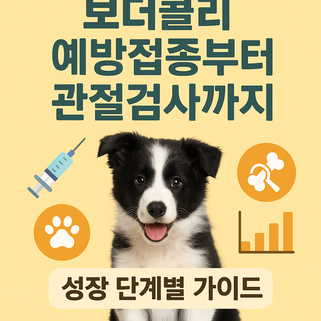 보더콜리 예방접종