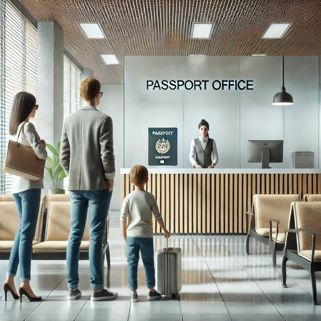 미성년자 여권 발급 방법 관련 그림