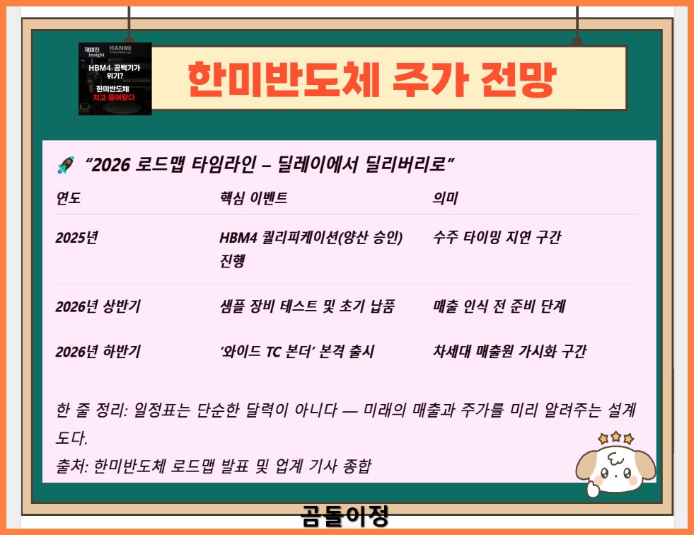 한미반도체 주가 전망, HBM4 전환기 속 기회는 여기서 시작