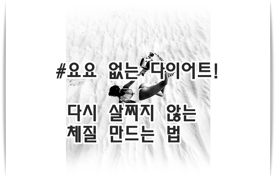 요요 없는 다이어트 방법