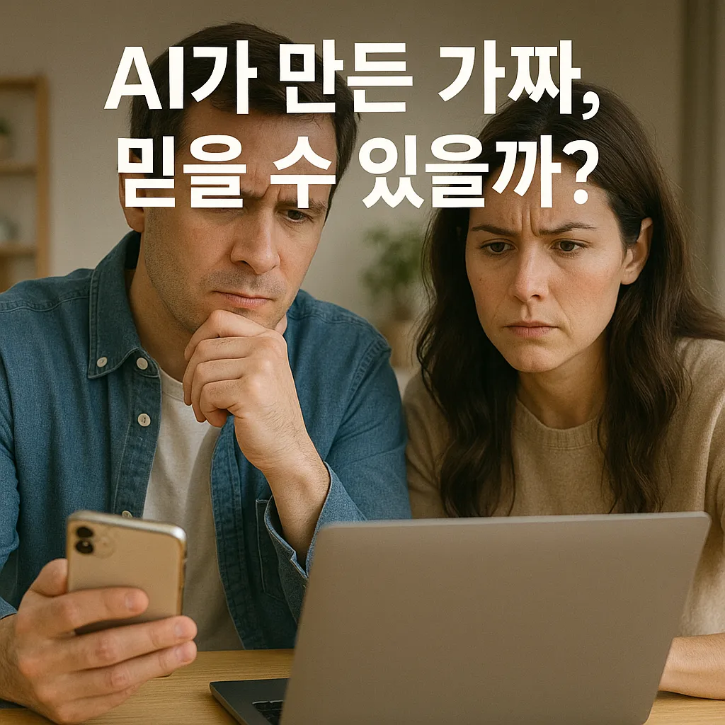 AI가 만든 가짜, 어디까지 믿을 수 있을까?