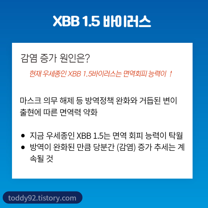 XBB 1.5 바이러스