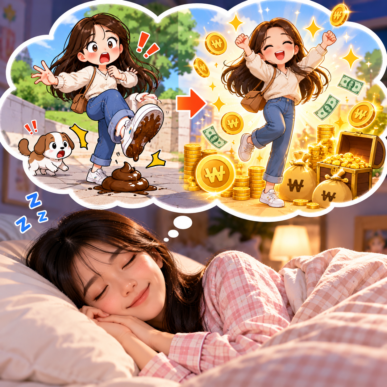 똥 밟는 꿈