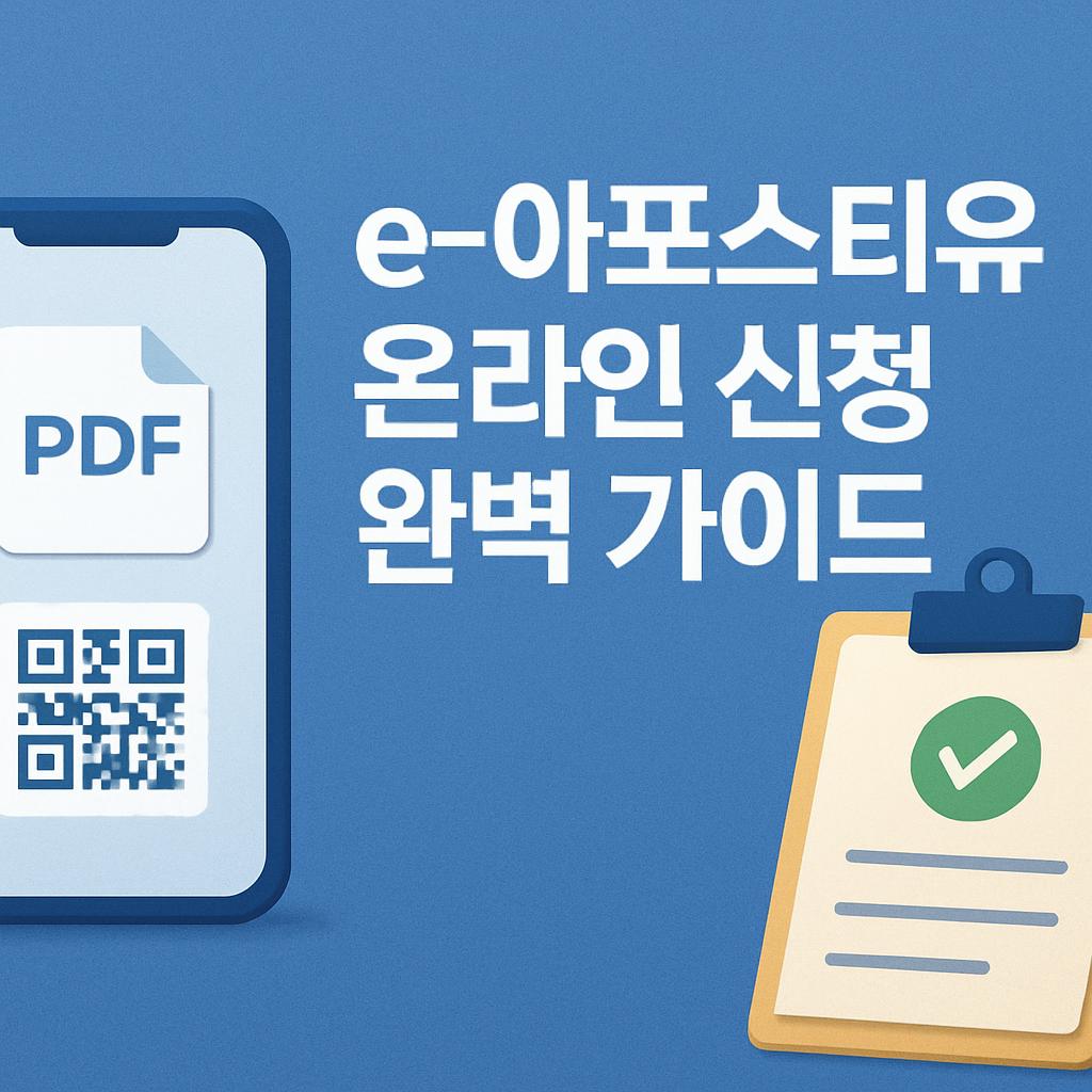 아포스티유 온라인 신청 완벽 가이드