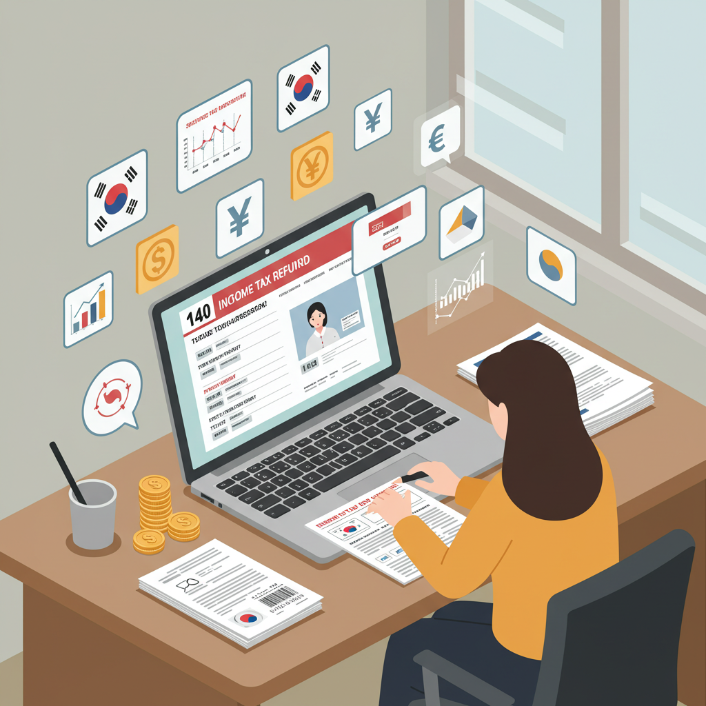 국세청 종합소득세 원클릭 환급 신청 방법&amp;#44; 종소세 신청 서류