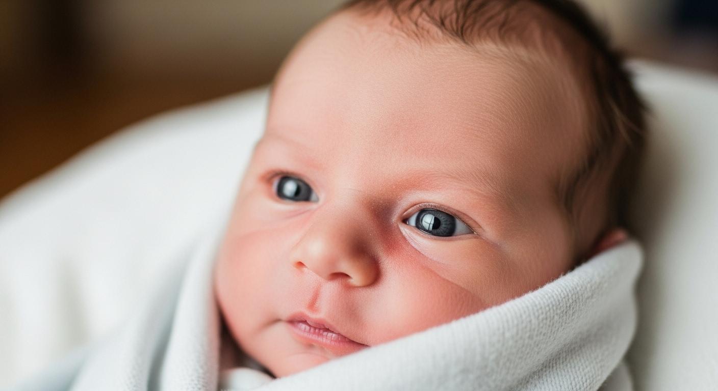 신생아는 언제 눈을뜨나요