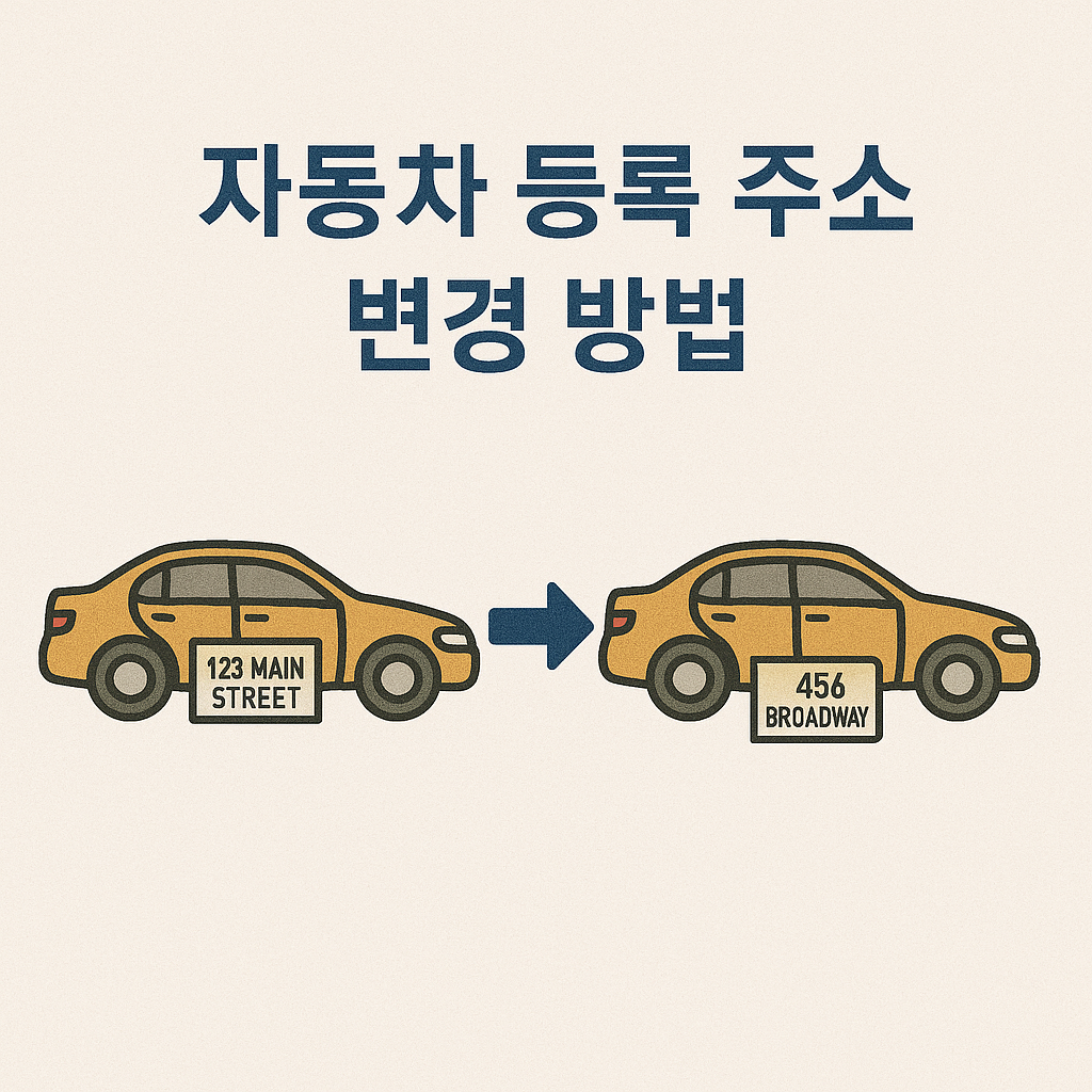 자동차 등록 주소변경 방법