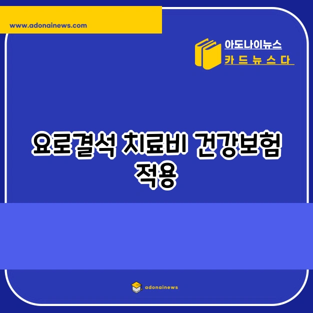 요로결석 체외충격파 치료