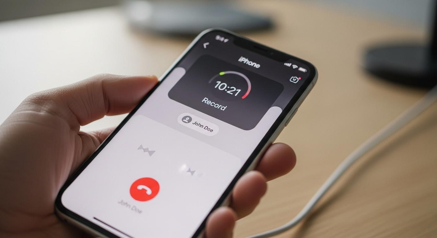 아이폰 통화녹음 설정 하는 법