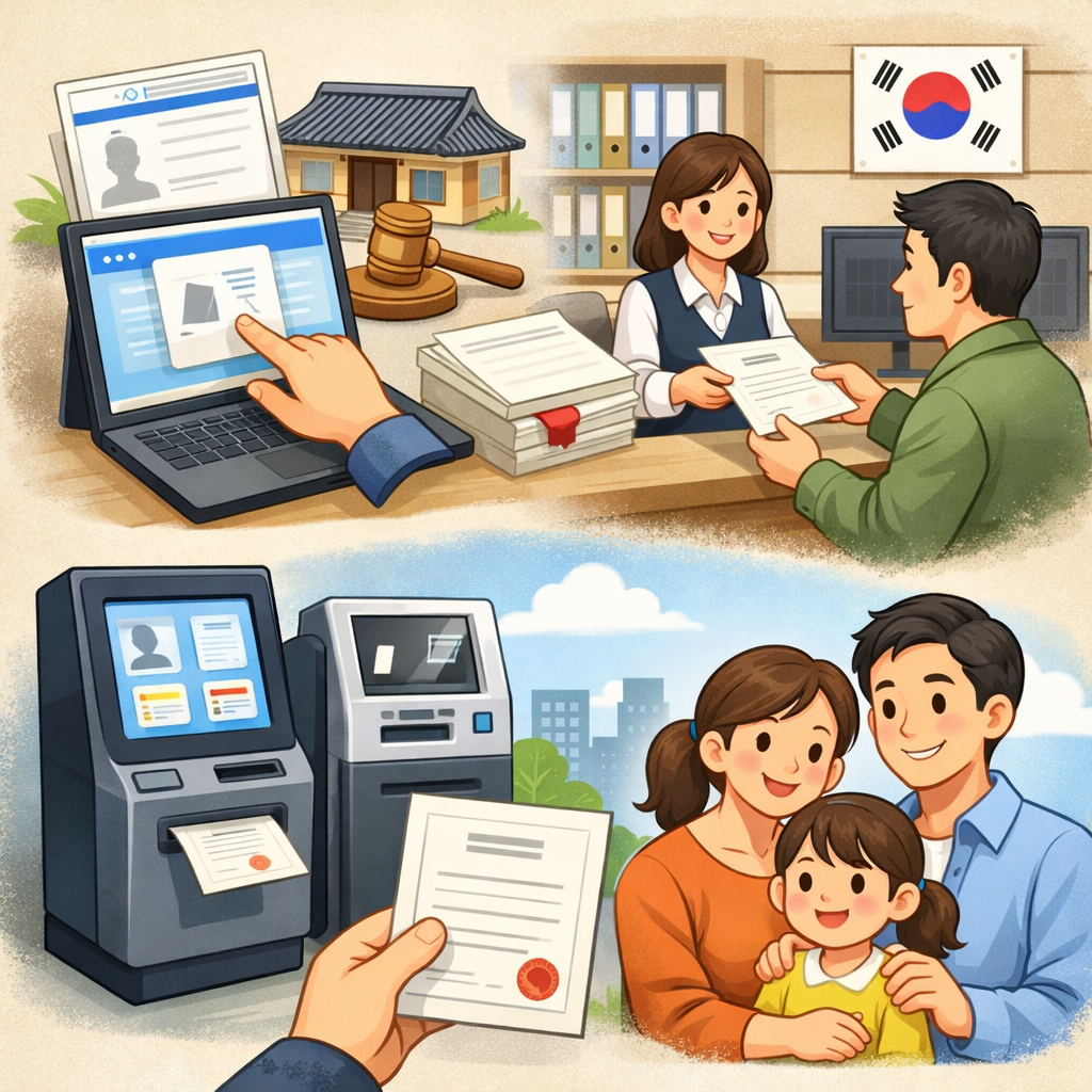 기본증명서 발급 방법 총정리｜인터넷&middot;주민센터&middot;무인발급기 발급 쉽게 하는 법 관련 사진