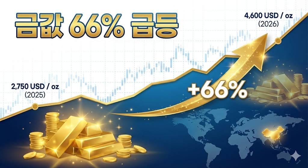 2026년 금 투자 완벽 가이드 ❘ 금값 온스당 4,600달러 돌파, 지금 사야 할까?