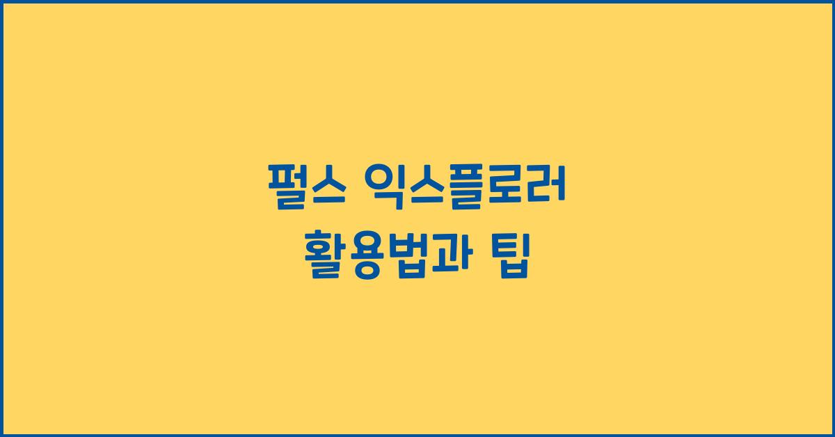 펄스 익스플로러