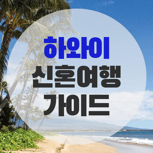 하와이 신혼여행 가이드(핵심코스, 일정, 꿀팁)에 대한 그림
