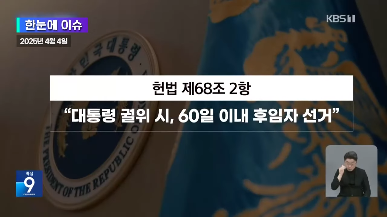 대선 일정