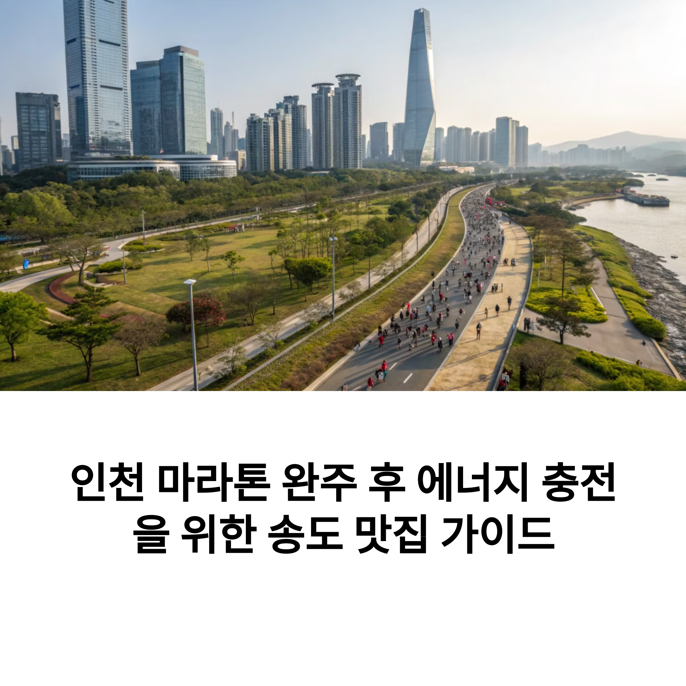 인천 마라톤 후 송도 맛집