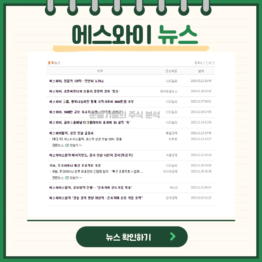 에스와이 뉴스