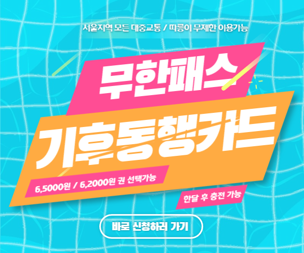 기후동행카드 신청사진