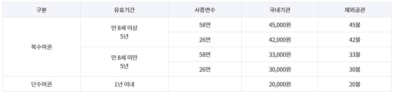 미성년자 아이 여권 발급 방법