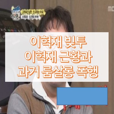 이혁재 빚투