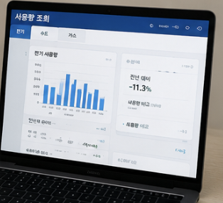 홈페이지 사용량