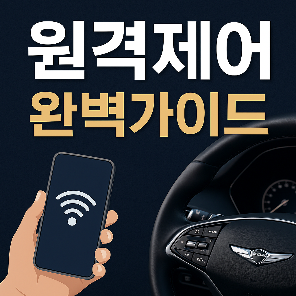 현대 제네시스 블루링크 사용 관련사진