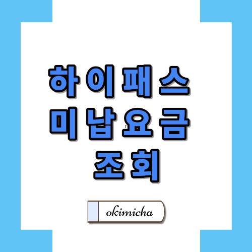 하애패스-미납요금